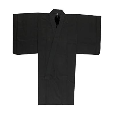 Edoten Japanese Samurai Hakama Uniform shirt TOPS Black M