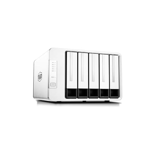 TERRAMASTER D5-310 HDD Enclosure 5Bay - Hardware Raid Supports RAID 5, 0, 1, 10, Single, USB 3.1 Type-C Direct Attached Storage Backup Software Included Diskless