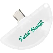 Totalconsole Pocket Hunter Monster Catcher USB Type-C Game Accessory Compatible with Location Based Games, White