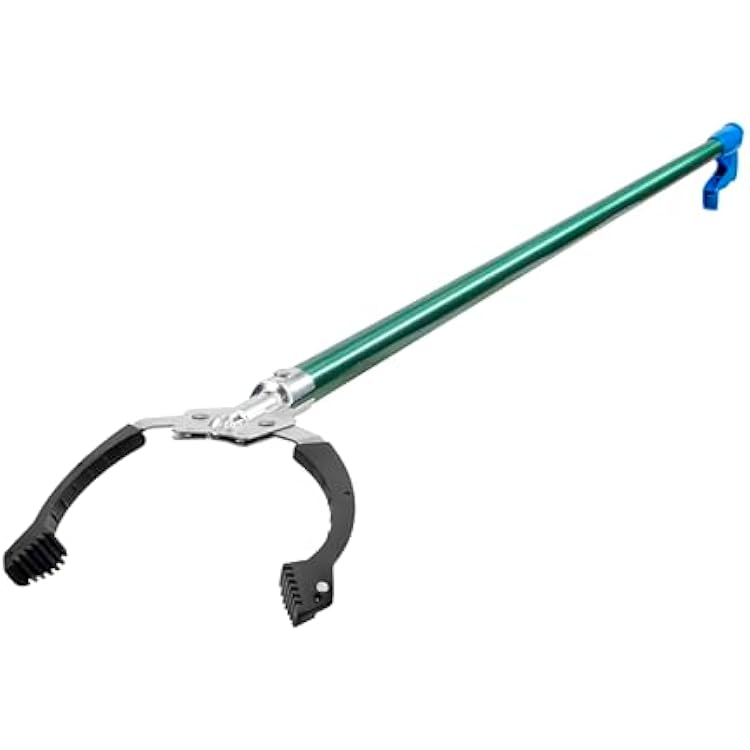 Unger Professional 48 Nifty Nabber, Reacher Grabber Tool, Trash Picker Upper, Built-In Magnet and Ergonomic Grip, Outdoor Claw Pickup, Reaching Assist for Seniors, Safely Perform Tasks