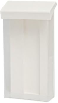 Clear-Ad - Outdoor Brochure Holder 4x9 with Lid - Outside Waterproof Wall Mount Literature Box - Outdoor Envelope Holder - SRE-49 (Pack of 2)