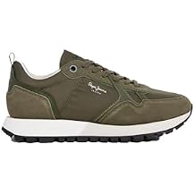 Pepe Jeans Men's Ari Soft M Sneak, Green, 7.5 Men