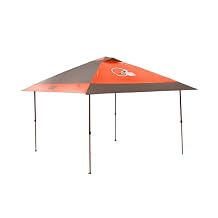 Logo Brands NFL 12x12 Solo Up Canopy - 144 Square Feet of Shade One-Person Easy Setup, UV-50 Protection, Rolling Storage Bag Perfect Tent for Tailgates and Outdoor Events