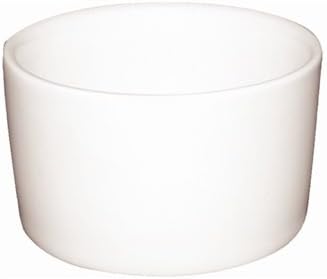 WIN-WARE Whiteware Contemporary Ramekin useful as a souffle dish. 70mm (2.75") diameter. Box Quantity 12.