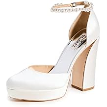 Badgley Mischka Women's Felixa Platform with Gemstone Ankle Strap