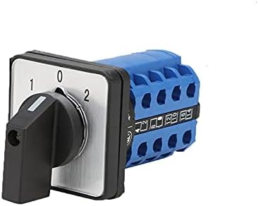 Changeover Selector Switch 20A 3- Position 4 Pole 16 Screw Terminals Universal Rotary Cam Selector