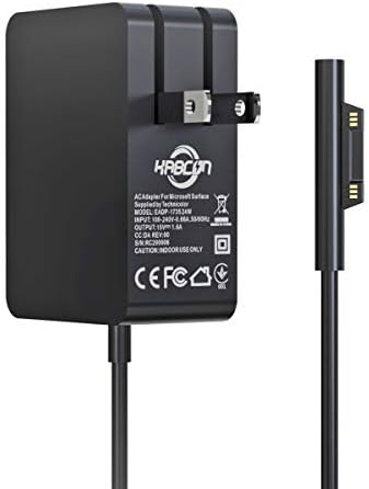 Charger Compatible for Surface Go/Go 2/Go 3 Surface Pro 4 Core m3 Surface Pro 3 Core m3 Surface Pro 2017 Core m3 Tablet Surface Laptop Core m3, Power Supply Adapter 24W 15V 1.6A with Travel Bag
