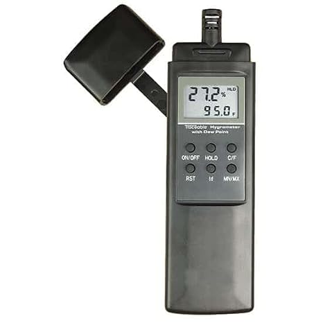 Traceable Relative Humidity Digital Thermohygrometer with Calibration,4 to 122 Degrees Fahrenheit