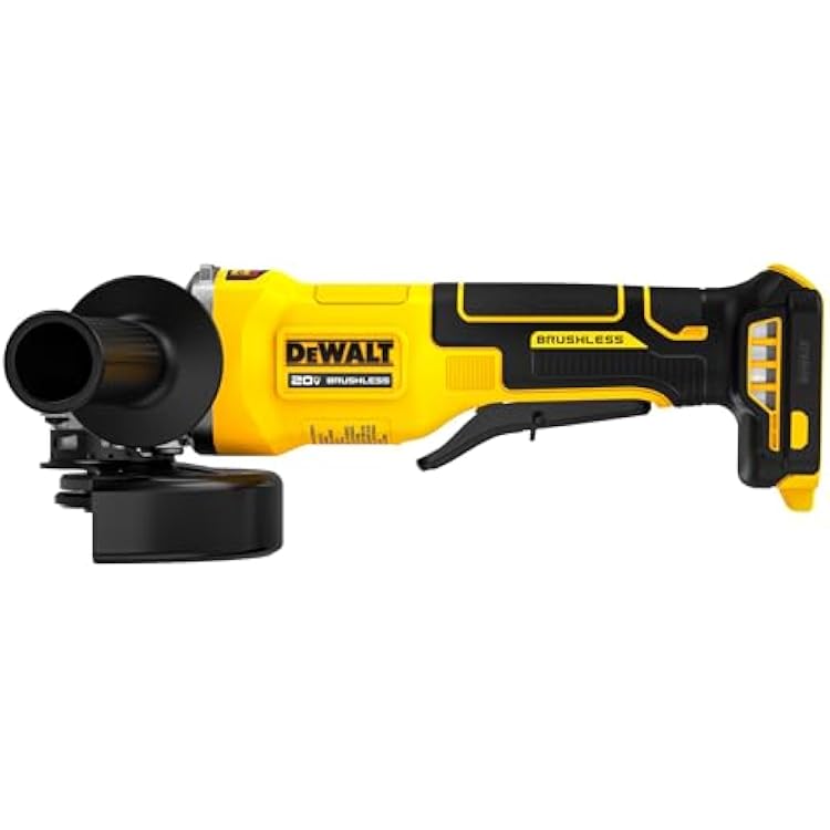 DEWALT 20V MAX Cordless 4 12 Inch Paddle-Switch Grinder, Bare Tool Only DCG408B