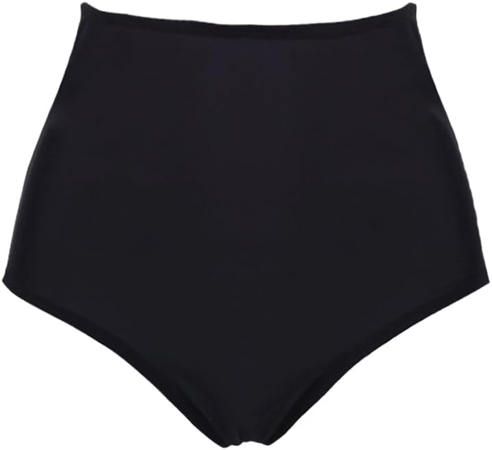 Women's Reversible High Waisted Bikini Bottom Tummy Control Swimwear