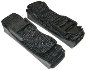 Bazooka, 6 Inch ST Mounting Straps, Black | Keeps your enclosure anchored in the trunk or cargo area, prevents rolling and shifting while driving, quick easy install
