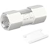 TAISHER 1PCS 304 Stainless Steel 1/4" NPT Female Check Valve,Backflow Prevention,One Way Non-Return Check Valves