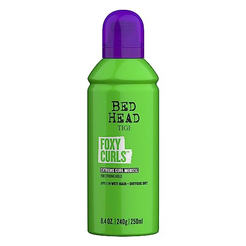Tigi Bed Head Foxy Curls Extreme Curl Mousse, VIOLET 8.45 Ounce