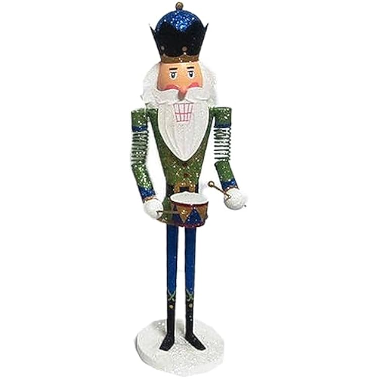 Tin Nutcracker 15 Inch Band Player C