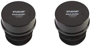 Studor 20297 Maxi-Filtra ABS Air Admittance Valve, Black (2-(Pack))