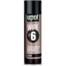U-POL 0872 Wipe#6 Solvent Based Degreaser, Clear, 450 ml Aerosol