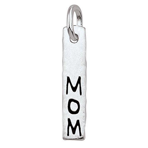 PersonaPhi Sterling Silver Charm, Meaningful Messages Collection, Mom
