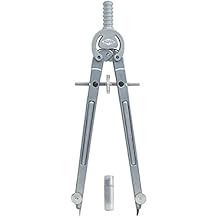 Alvin, Bow Compass, Geometry, Precision and Drafting Compass, Center Wheel Spindle - 6 Inches