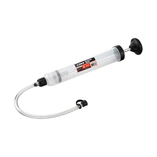 ARES 70920 - Fluid Change Syringe - Smooth Suction Action for Easy Fluid Change - Ideal for Power Steering Fluid, Brake Fluid Removal and More - 200cc Max Capacity