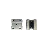 SBR16UU Bearing Blocks, SBR Linear Ball Bearing Slide Block SBR16UU (Pack of 2) for SBR16 Linear Rail Guide