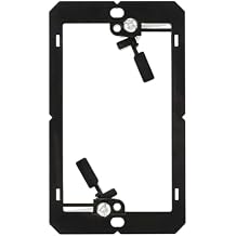 Low Voltage Mounting Bracket for Single Gang Wall Plate,Cable Management for Speaker,Ethernet,HDMI Wall Palte,Telephone Wires,1 Pack,Black