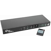 OHM-44UHD HDMI 2.0 4X4 Matrix Switch; Provides User-Friendly EDID Management Tools with 4 Slots for User-Created EDIDs, and EDID Bypass Support; HDCP 2.2 Compliant