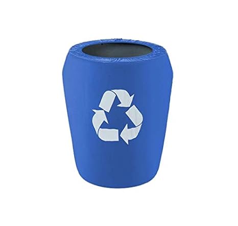 Fitted Kwik-Can Covers for 33 gal and 55 gal Drums - Bundle of 5 (Recycle, 33 Gallon)