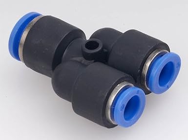 3/8" Union Wye Pneumatic Fitting - 5 Pack - HFX Brand