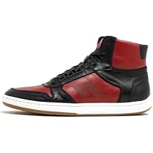 Piloti Driving Shoes for Men, Drift Mid Italian Nubuck Leather High Top Everyday Driving Sneaker