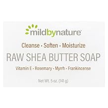 MILD BY NATURE Raw Shea Butter Bar Soap, 5 oz (141 g)