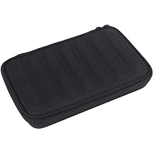 Harmonica Carrying Case, Zippered PU Leather, Harmonica Storage Bag, for 7 Harmonicas, Black, for Music Lovers, Travelers, and Hobbyists