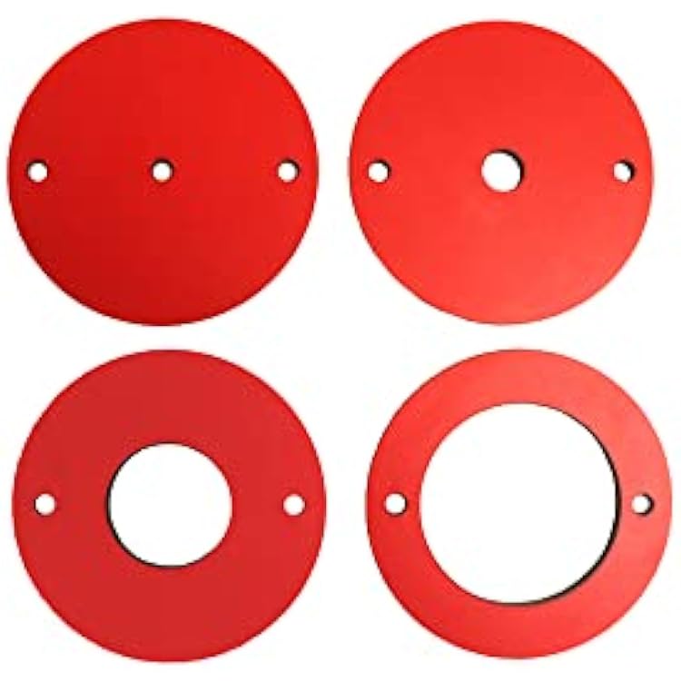 SawStop RT-PIR 4 Pc Phenolic Insert Ring Set for Router Plates