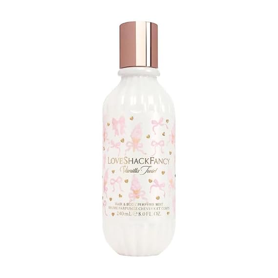 Vanilla Twirl Hair & Body Mist - Sweet Vanilla & Sugar Fragrance Spray for Hair and Skin, Lightweight, Refreshing, Cozy, Layerable Everyday Scent Mist - (8oz/240mL)