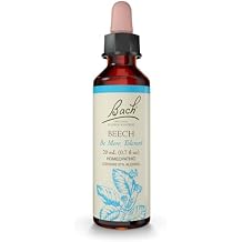 Bach Original Flower Remedies, Beech - Be More Tolerant - Natural Homeopathic Flower Essence for Emotional Balance - Vegan, Gluten Free, Sugar Free - 20mL Dropper