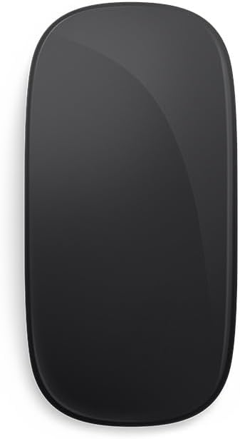 Wireless Multi-Touch Surface Magic Mouse Alternative USB C Rechargeable Touch Mouse Compatible with MacOS/Windows/Linux/Android Laptop Desktop PC Smartphone Tablet (Black)