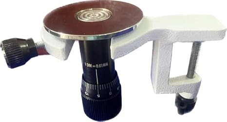 Hand and table Microtome with plano concave knife and table clamp