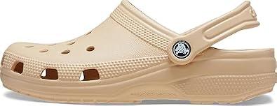 Crocs Unisex Adult Classic Clog (Shitake, US Footwear Size System, Adult, Men, Numeric, Medium, 9)