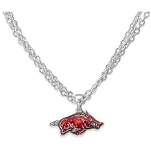 From the Heart Arkansas Razorbacks Game Day Glitter Necklace Jewelry Gift Licensed UA