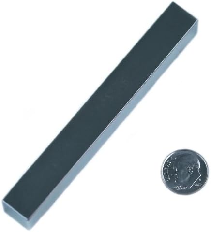 Applied Magnets 4" x 1/2" x 1/2" Strong Neodymium Block Magnet