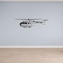 Mil Mi 17 Helicopter Silhouette Helicopter Drawing Different Types Vinyl Wall Art Wall Sticker Wall Decal Home Kids Room Study Room Boys Girls Room Wall Decoration Design Decor Size (8x20 inch)