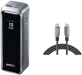 Anker Mobile Charging Battery PD & Prime USB C to USB C Cable (Bundle)