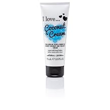 I Love Coconut and Cream Super Soft Hand Lotion - Hand Lotion for Dry Skin - Tropical Coconut Fragrance - Organic Hand Cream - 2.5 oz
