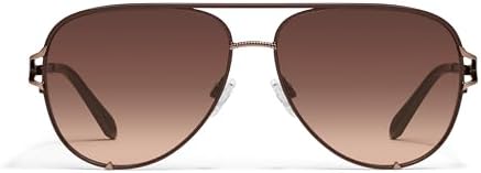 QUAY - Sunglasses For Men & Women, Oversized Aviator Shades, UV Protected Lenses