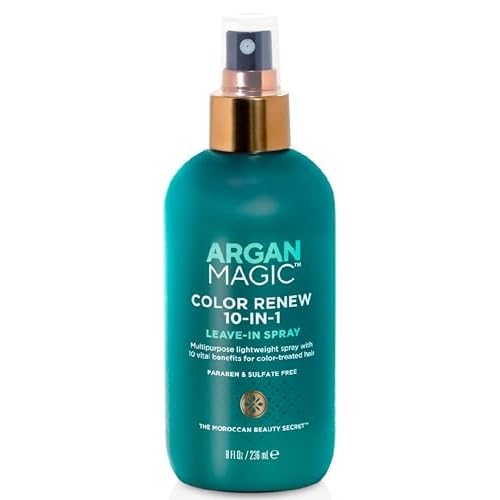 Argan Magic 10-in-1 Multipurpose Leave In Conditioner for Color Treated Hair | 8 oz