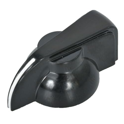Jameco Valuepro JK903C-R Knob, 14 Shaft, Pointer with Set Screw, Phenolic Pack of 10