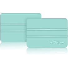 TECKWRAP Mint Felt Squeegee for Vinyl 2pcs, Wallpaper Smoothing Tool & Vinyl Scraper, Craft Squeegee for Decals, Stickers, Contact Paper, Tint & Laminating Sheets Projects