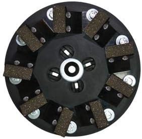 Diamabrush by Onfloor 8 Inch 100 Grit Concrete Floor Grinding, Preparation, Mastic, Thin Set, Paint, Urethane and Epoxy Removal Spring Tool. Set of 3.