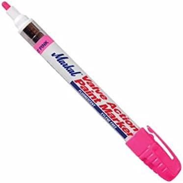 MARKAL VALVE-ACTION PAINT MARKER - FL PINK, Sold as 12 Each