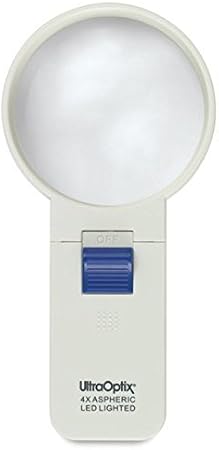 Lighted Pocket Magnifier3in. Round Hand Held4X Aspheric Re - SV-3LPLED, Model:SV-3LPLED, Office Accessories & Supply Shop