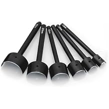 6 Pcs Leather Craft Tools Half-Round Cutter Punch Leather Belt End Cutter Leather Craft Tools for Crafting Strap Belt Wallet and Bag End DIY (15.20.25.30.35.40mm)